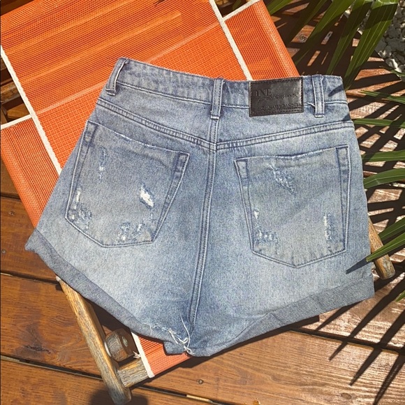 One teaspoon high waist denim shorts